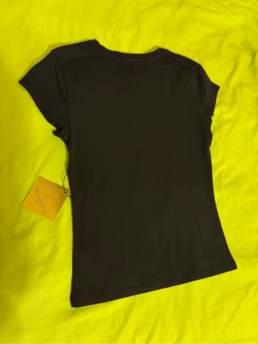 Baby Phat Black Tee with Silver '99' Graphic - Picture 4 of 4